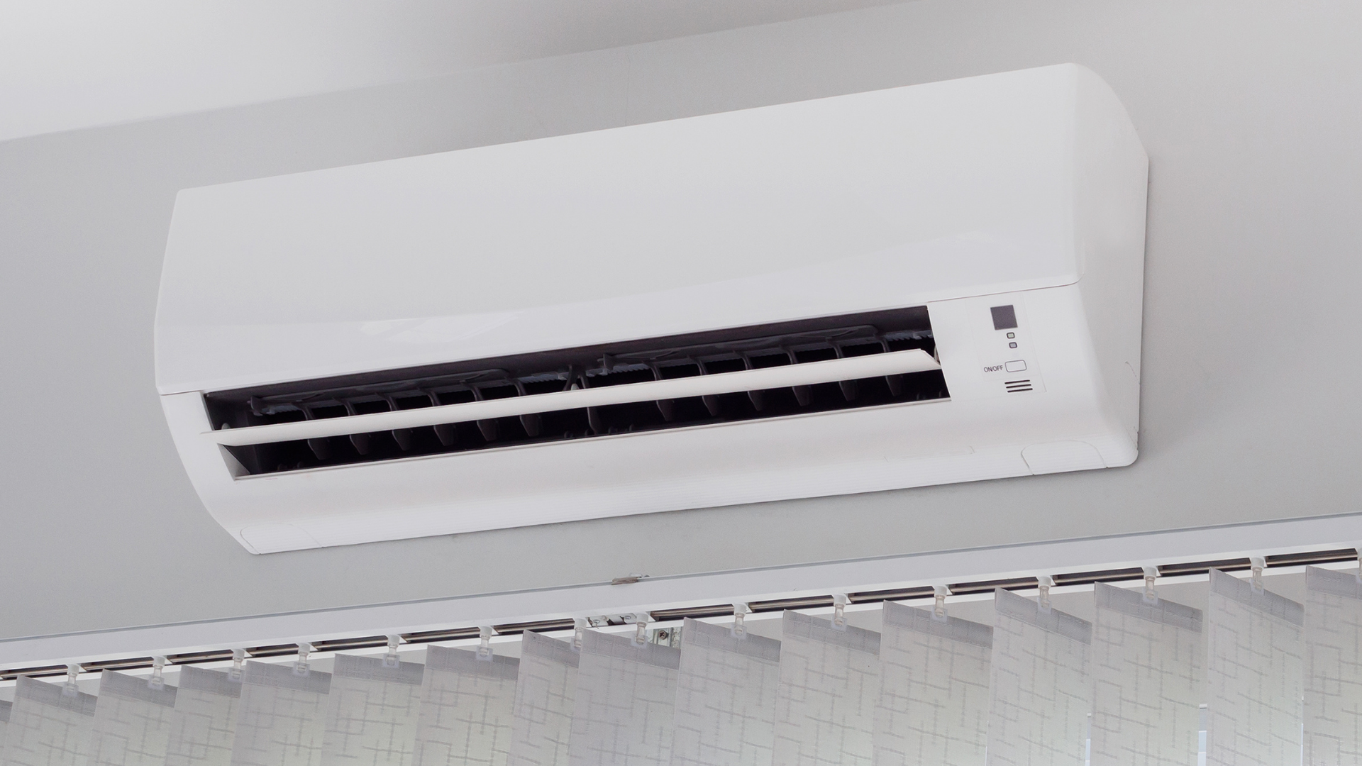 Domestic wall-mounted air conditioning unit installed and serviced by SFB Heating and Cooling in Basingstoke